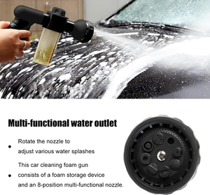 <span class=keywords><strong>Brosse</strong></span> de <span class=keywords><strong>lavage</strong></span> de <span class=keywords><strong>voiture</strong></span> électrique Pistolet à mousse Distributeur de savon Buse Canon à mousse Bouteille Pulvérisateur en plastique Pression 4000psi - Product Image 2