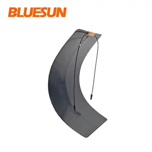 Bluesun便携式可弯曲太阳能电池板1100w 160w柔性太阳能电池板供电柔性光伏