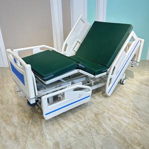Cama UCI de dos funciones Manual más vendida, garantía de 5 años, cama médica para el cuidado del hogar, cama de Enfermería de Metal para pacientes de <span class=keywords><strong>Hospital</strong></span> - Product Image 2