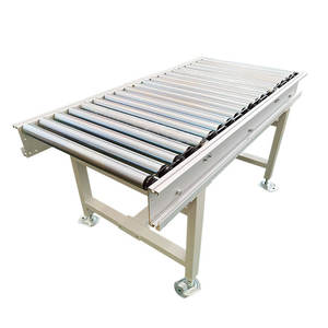 نظام ناقل بكرة محرك فولاذية قابل للتعديل مع حزام مطاطي لمصانع التصنيع - Product Image 2