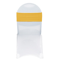 Bandes de chaise extensibles en spandex réutilisables et durables pour les mariages, les banquets et l'usage domestique
