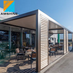 Pérgola de Aluminio para Exteriores con Techo de Celosía Ajustable Personalizada, Toldo para Jardín con Motor - Product Image 6