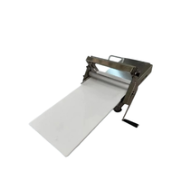 Laminoir à pâte semi-automatique en acier argenté, épaisseur de pâte 1-17,5 mm, neuf, pour boulangerie, pizza, croissants, pour farine