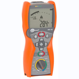 เครื่องทดสอบความต้านทานฉนวน Sonel Sa Mic-30 ของโปแลนด์ จอแสดงผล LCD ความแม่นยำ 2 ระดับ ปรับได้ 50-1000V ตอบสนองรวดเร็วแบบเรียลไทม์ - Product Image 3