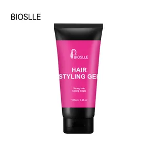 BIOSLLE Custom Logo High Quality Hair Styling Gel Moisturizing Strong Hold Extra Firm Hold Hair Gel