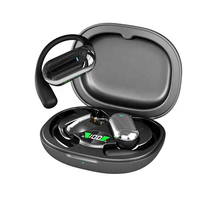 Écouteurs sportifs sans fil Bluetooth, légers, ergonomiques, intra-auriculaires, résistants à la transpiration, avec réduction de bruit, longue autonomie