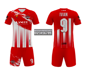 Custom Brand <strong>Messi</strong> Jersey Football <strong>Kit</strong> Full Sublimation Digital Print Team Uniform Quick Dry Polyester Men Youth Adult Soccer - Product Image 1