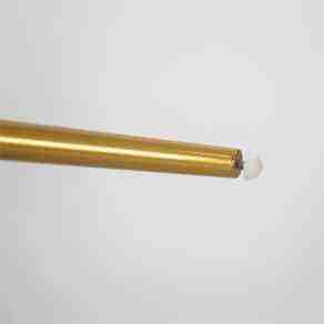 Hengming PU Esszimmerstuhl, Metallbeine ohne Armlehnen, Geeignet für Esszimmer, Wohnzimmer, Küche, 2er-Set - Product Image 6