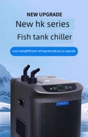 Refroidisseur d'aquarium, échangeur de chaleur en titane pour aquarium de poissons de récif marin, système de refroidissement d'aquarium d'eau salée, certifié CE