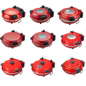 Cixi usine Auto Pizza Maker croustillant croûte 12 "rotatif Pizza Maker quatre avec pierre et plaque de cuisson électrique Pizza Maker - Product Image 3