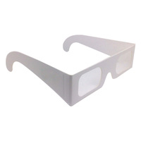 Arc-en-ciel Dick Vision lunettes de Diffraction formes de coeur 3D lunettes en papier pour musique en plein air fête Bar feux d'artifice Club de vacances
