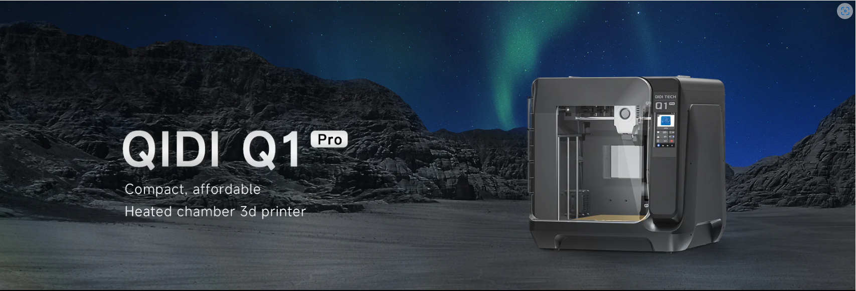 Qidi Tech Q1 Pro産業用3Dプリンター自動、ABS PA PCなどの反りやすい 