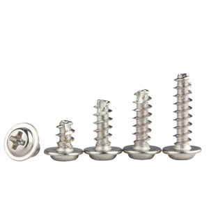 Pan Head Self Tapping Screw M2 M3 M4 Metric Carbon Steel Nickel Plated For Metal Fastening - Product Image 1