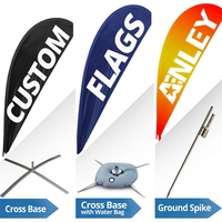 Drapeau de plume de plage promotionnel personnalisé imperméable à l'eau personnalisé en gros, drapeau de plage murale, drapeau de plage en plumes