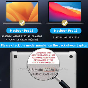 Protection d'écran pour Macbook Air Pro 13 14 15 16 pouces, film anti-espion anti-reflet PET, filtre de confidentialité pour ordinateur portable - Product Image 2