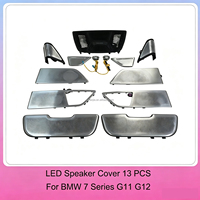 Kit d'éclairage d'ambiance haut de gamme pour enceintes de qualité OE, entièrement intégré, pour BMW Série 7 G11 G12, lampe d'ambiance LED de luxe