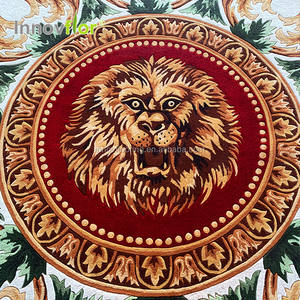 Tapis De Luxe antidérapant en laine et soie, pour sol, confortable, lavable, Oriental, - Product Image 3