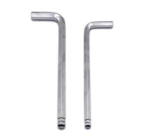 <span class=keywords><strong>Clé</strong></span> Allen à tête <span class=keywords><strong>plate</strong></span> en acier inoxydable M1.3 M1.5 M2 B8 B8M B8T A453 GR660 A286 de type L avec embout sphérique et embout plat DIN911 - Product Image 2