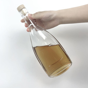 Bán buôn tùy ChỉNh Nóng bán 700ml rõ ràng Kính <span class=keywords><strong>Vodka</strong></span> Chai Thủy Tinh đắt tiền nhất <span class=keywords><strong>Vodka</strong></span> thu nhỏ chai rượu - Product Image 6