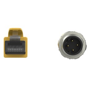 Conector Marvtech de Doble Protección Ethernet Profinet <span class=keywords><strong>M12</strong></span> Código D Macho a <span class=keywords><strong>RJ45</strong></span> Sobremoldeado - Product Image 4