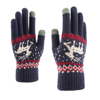 Gants tactiles double couche transfrontaliers, doublés polaire épais, coupe-vent, respirants, résistants au froid et chauds