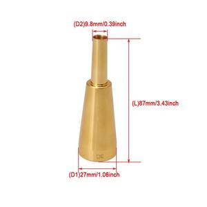 Produttori all'ingrosso modello pesante bocca strumento tromba conica bocca 3/5/7C oro argento oro rosa opzionale - Product Image 3