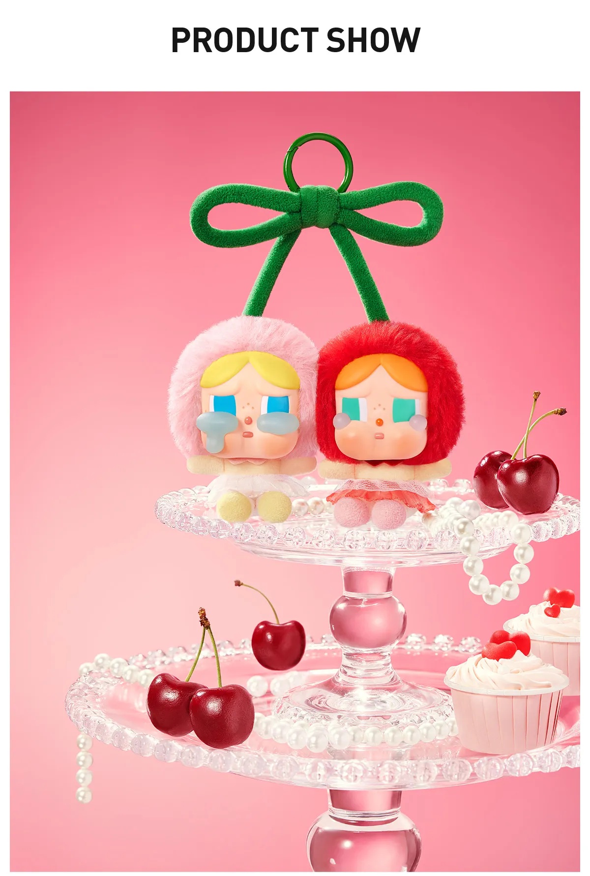 キーホルダー・アクリルキーホルダー CRYBABY Love You Cherry Much キーホルダー・アクリルキーホルダー CRYBABY Love You Cherry