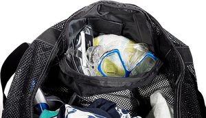 Bolsa de Almacenamiento Transpirable de Nailon, Muestra Gratuita, para Aletas de Buceo y Snorkel, Separación de Seco y Húmedo - Product Image 3