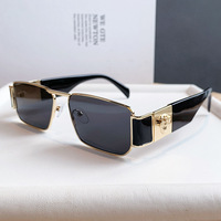Nouvelles Lunettes de Soleil Carrées Plein Cadre UV400 Unisexe Rétro Tendance Mode Personnalisées Transfrontalières