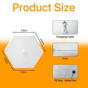 ดีกว่า Mr. Beams ไฟกลางคืนแบบแท่งที่ใช้แบตเตอรี่ ใช้งานง่าย ตรวจจับความเคลื่อนไหวได้ ใช้ได้ทุกที่ พร้อมไฟ LED เซ็นเซอร์สีเหลืองอำพัน - Product Image 6