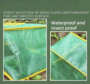 Couverture pliable pour plantes de jardin, protection contre <span class=keywords><strong>le</strong></span> gel pour lit de culture surélevé, mini-serre avec 8 piquets de fixation au sol - Product Image 4