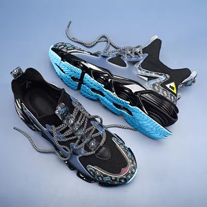 Zapatillas Deportivas Transpirables de Moda, Zapatos con Amortiguación, Resistentes al Desgaste para Exteriores, Zapatos Retro Gruesos para Correr, Zapatos de Running con Suela de Cuchilla para Hombre - Product Image 6