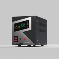 Équipement de stabilisation de tension monophasé de type relais 220V/110V AC AVR, stabilisateur automatique avec écran LCD, vente en gros d'usine OEM