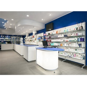 LUX-decoración moderna personalizada para tienda de farmacia, diseño Interior decorativo de madera - Product Image 1
