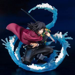 Anime giapponese JUMP <span class=keywords><strong>fumetti</strong></span> 18cm modello figurine da <span class=keywords><strong>collezione</strong></span> statue demone Slayer Tomioka Giyuu Action Figure - Product Image 2