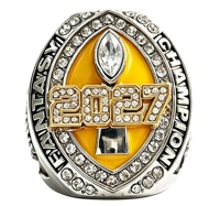 Nouvelle bague de championnat de football Dream 2027 pour hommes, bijou sportif en alliage de zinc, ensemble de bagues de rugby dorées