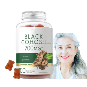 Ausreson <span class=keywords><strong>Black</strong></span> <span class=keywords><strong>Cohosh</strong></span> Root Extract Gummies Mujeres Menopause Suplemento Organic <span class=keywords><strong>Black</strong></span> <span class=keywords><strong>Cohosh</strong></span> Gummies - Product Image 1