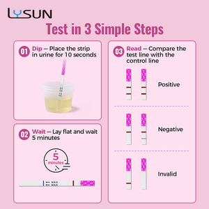 LYSUN 여성 자체 테스트 급속 LH 호르몬 테스트 키트 CE 인증 등급 II 의료 소모품 모델 LH-U21 2 년 유통 기한 - Product Image 2