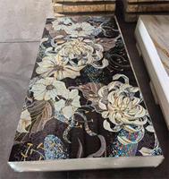 Panneau mural en PVC de luxe 3D moderne, échantillon, panneau mural en marbre, feuille de PVC, décoration intérieure de cuisine