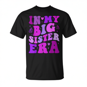 Camiseta Big Sister Era para niñas, camiseta para anuncio de embarazo - Product Image 2