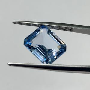 Espinela Cultivada en Laboratorio, Corte Esmeralda Octogonal, Piedras Preciosas Sueltas Facetadas para Joyería, Azul, de 4x6 a 15x20, Color Azul Certificado - Product Image 5