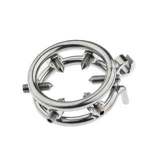 ของเล่นผู้ใหญ่ของเล่นทางเพศแบบถอดออกได้กรงเหล็กสแตนเลสสำหรับผู้ชายอุปกรณ์ทางเพศสำหรับการกระตุ้น - Product Image 3