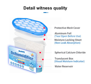 OEM/ODM Factory Price 100ml <strong>Disposable</strong> Moisture Absorber Box Multi-Purpose <strong>Dehumidifier</strong> for Household Use Household Chemicals - Product Image 6