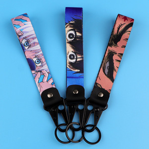 10 designs de porte-clés Satoru Gojo Kugisaki Nobara bec d'aigle, logo anime double face, breloque de sac, porte-clés de poignet - Product Image 2