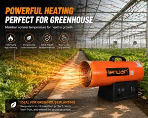 Chauffage au GPL LN230LPTE 70 kW avec <span class=keywords><strong>limiteur</strong></span> <span class=keywords><strong>de</strong></span> surchauffe intégré pour chantier et séchage <span class=keywords><strong>de</strong></span> tunnels - Product Image 4