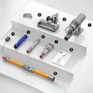 Aspirateur sans fil haute puissance <span class=keywords><strong>AIRBOT</strong></span> Intelligence transfrontalière Écran d'affichage OLED à main Ménage - Product Image 5