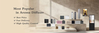 Nouveautés 2026 Diffuseur de Parfum Portable 60ml Effet Bois Contrôle WiFi Intelligent Diffusion Sans Eau Utilisation Maison et Voiture Rechargeable