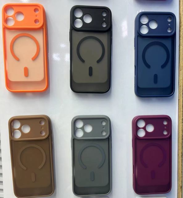 Fashionable Matte Texture Magnetic Phone Case for iPhone 17 Pro Max