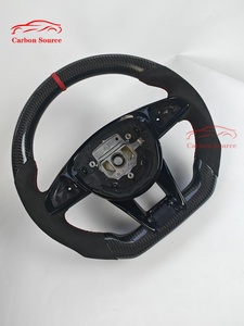 Pour mercedes-benz classe E CLA CLS E300 volant en cuir de Fiber de carbone convient à W205 W204 W222 C63 GLA GLC A45 E63 <span class=keywords><strong>S63</strong></span> <span class=keywords><strong>GLE</strong></span> - Product Image 2