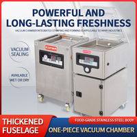 Machine d'emballage sous vide industrielle électrique DZ-260/PD à chambre unique pour fruits et aliments, thermoformage, usage commercial